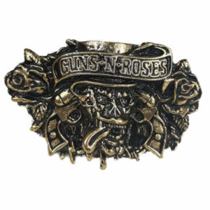 Guns and Roses Gold Buckle