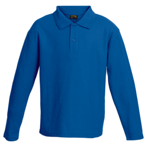 Kids Long Sleeve Golfer – Royal Blue
